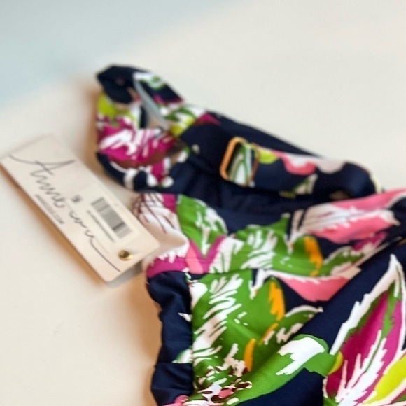 Anne Cole Women's Tropical Bloom
Twist Front Tankini Swim Top Size 34C/36B New - Picture 11 of 12